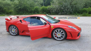 Zážitková jazda na Ferrari F430, pohľad na exteriér vozidla